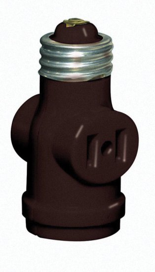 Plastic Medium Base Socket Adapter 1 pk