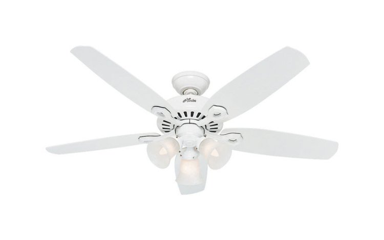 Fan Builder Plus 52 in. Snow White Indoor Ceiling Fan