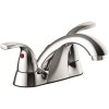 (image for) Waterfront Chrome 4 in. 2-Handle Bathroom Faucet