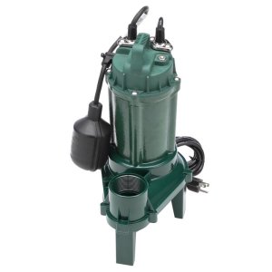 (image for) 1/3 HP 5280 gph Cast Iron Tethered Float Switch Sewage Pump
