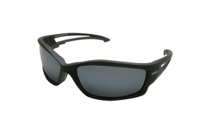 Kazbek Polarized Safety Glasses Black Lens Black Fr