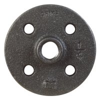 1/4 in. FPT Black Malleable Iron Floor Flange