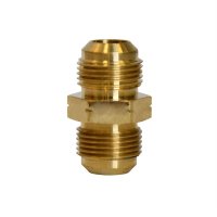 (image for)  3/8 in. Flare X 3/8 in. D Flare Brass Space Heater Union