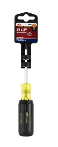 No. 1 Sizes x 3 in. L Phillips Screwdriver 1 pc.