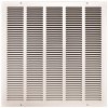 20 in. x 20 in. White Stamped Return Air Grille