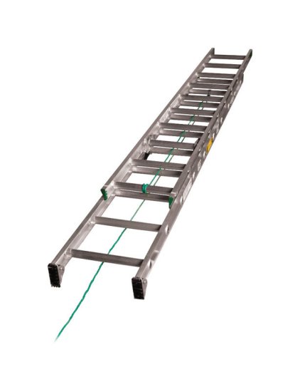 (image for) 20 ft. H x 17.33 in. W Aluminum Extension Ladder Type II