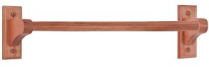 (image for) Exquisite Oak Towel Bar 24 in. L Wood