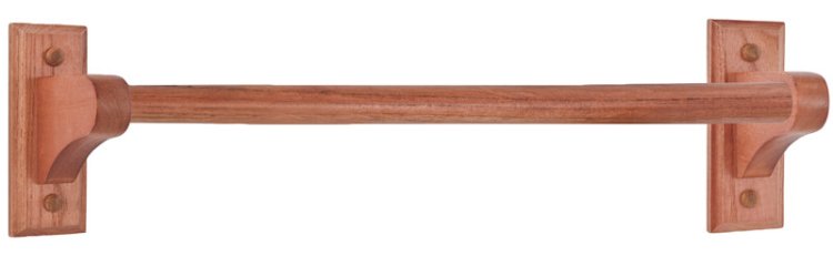 (image for) Exquisite Oak Towel Bar 24 in. L Wood