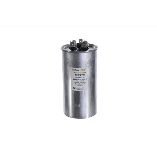 (image for) 70/5 MFD 440 V Round Run Capacitor
