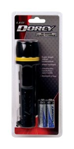 Black LED Flashlight AA Battery