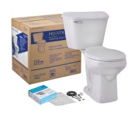 ADA Compliant 1.6 gal. White Round Complete Toilet