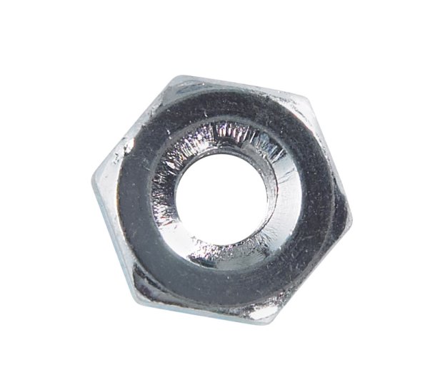 8 in. Zinc-Plated Steel SAE Screw Nut 100 pk