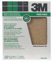 Pro-Pak 11 in. L x 9 in. W 60 Grit Aluminum Oxide Sandpaper 2