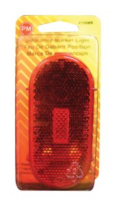 Red Oblong Clearance/Side Marker Light