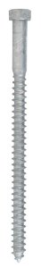 3/8 in. x 6 in. L Hex Hot Dipped Galvanized Steel Lag Sc