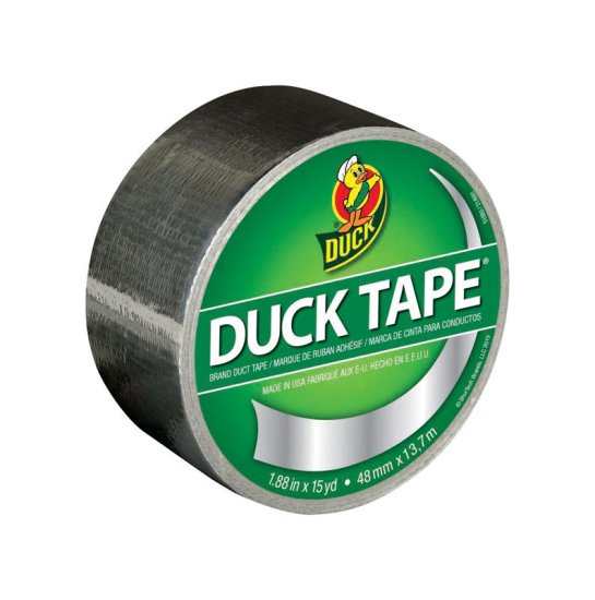 1.88 in. W x 15 yd. L Chrome Solid Duct Tape