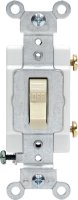 20 amps Single Pole Toggle AC Quiet Switch Ivory 1 pk