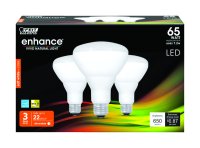 BR30 E26 (Medium) LED Bulb Soft White 65 Watt Equivalence 3 pk
