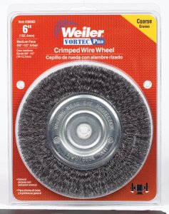 Vortec Pro 6 in. Crimped Wire Wheel Brush Carbon Steel 60