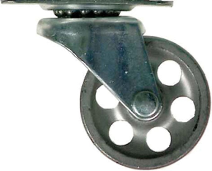 2-1/2 in. Dia. Swivel Steel Caster 175 lb. 1 pk