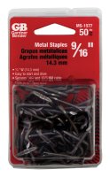 9/16 in. W Metal Insulated Cable Staple 50 pk