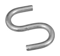 National Hardware Zinc-Plated Silver Steel 3/4 in. L Open S-Hook