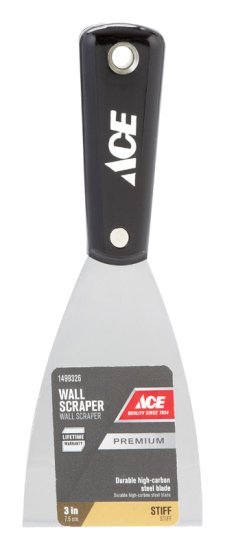 3 in. W Carbon Steel Stiff Wall Scraper