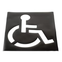 Parking Lot Stencil, Handicapped Symbol 37 in. x 43 in.