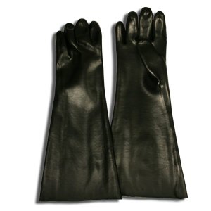 BLACK PVC CHEM GLOVE