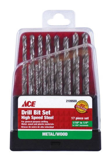 High Speed Steel Drill Bit Set 17 pc.