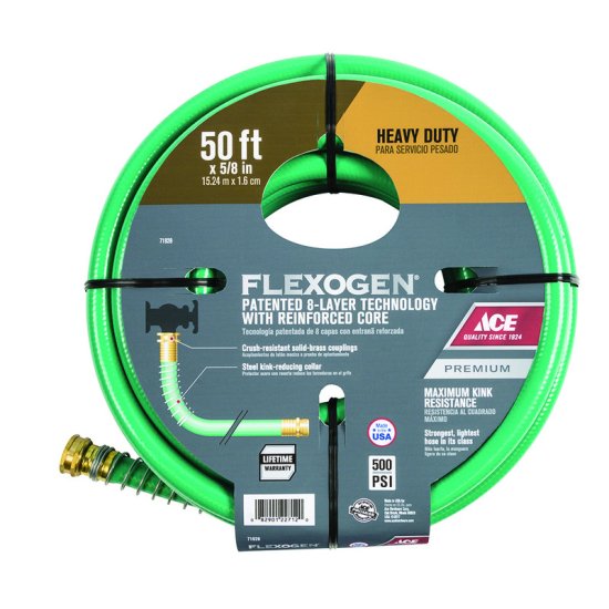 5/8 in. D X 50 ft. L Heavy Duty Premium Grade Garden Hose