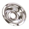 Drip Pan fits GE Ranges in Chrome, 6 in. 1pc