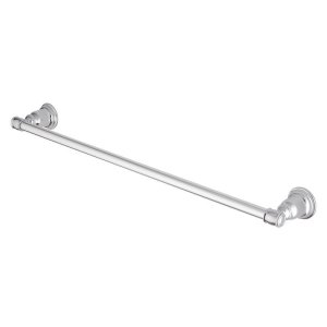 (image for) Chrome Twin Towel Bar 24 in. L Die Cast Zinc