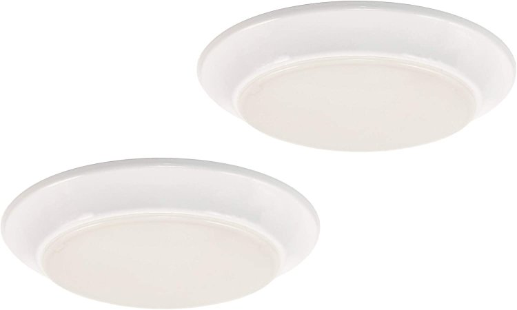 7.5 in. 11.5 Watt LED Flush Mount 2pk