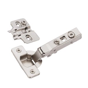 (image for) 2-7/16 in. W X 4-7/16 in. L Nickel Silver Zinc Full Frameless Concealed