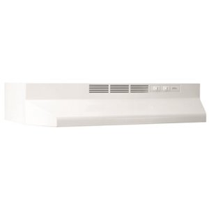 41000 Series 24 in. Ductless Range Hood White