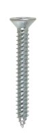 No. 14 x 2 in. L Phillips Flat Head Zinc-Plated Steel Sh