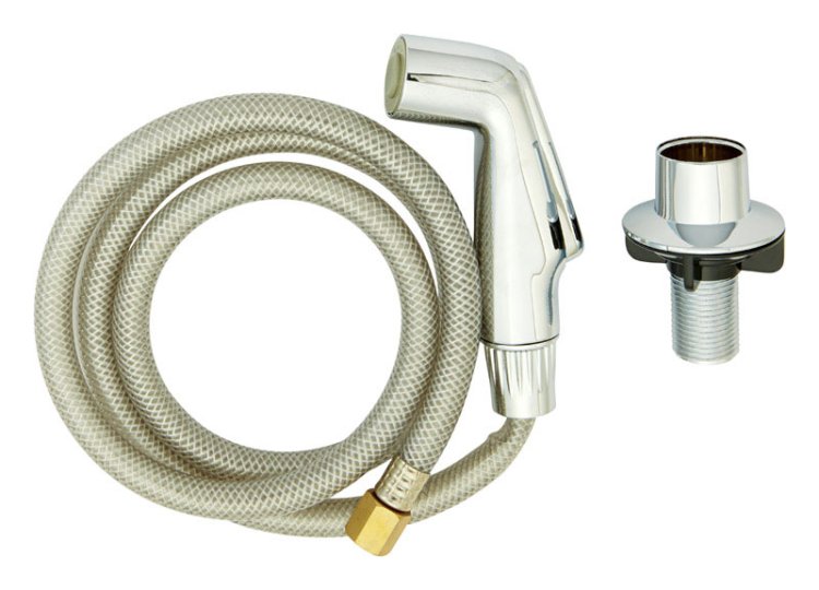 Universal Chrome Faucet Sprayer with Hose