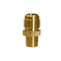 (image for)  5/8 in. Flare X 3/8 in. D MPT Brass Connector