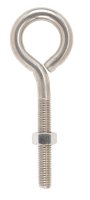1/2 in. x 6 in. L Stainless Stainless Steel Eyebolt Nut