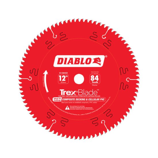 TrexBlade 12 in. Dia. x 1 in. Carbide Saw Blade 84 teeth