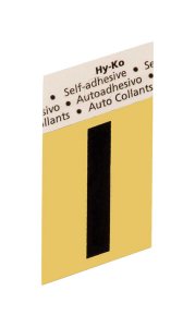 1-1/2 in. Black Aluminum Self-Adhesive Letter I 1 pc.