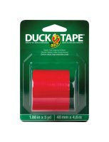 1.88 in. W x 5 yd. L Red Solid Duct Tape