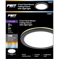 (image for) 11 in. L Matte Black Black Ceiling Fixture