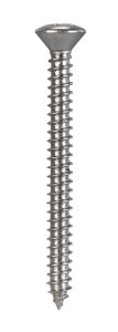 No. 10 x 2 in. L Phillips Oval Head Stainless Steel Shee