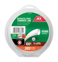Residential Grade 0.095 in. Dia. x 100 ft. L Trimmer Line