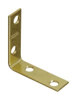 National Hardware 2 in. H X 0.63 in. W X 0.08 in. D Brass-Plated