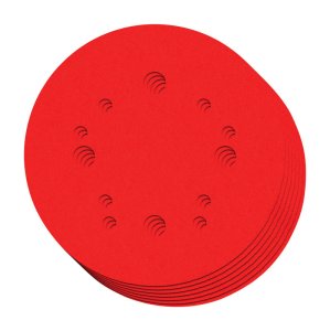 5 in. Ceramic Blend Hook and Lock Sanding Disc Assorted G