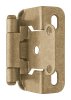 (image for) 1-1/2 in. W x 2-1/4 in. L Burnished Brass Steel Self-Clo