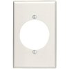 Ivory Flush Mount 1-Gang Wall Plate